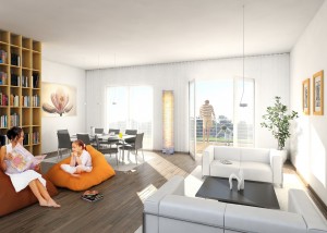 interior of a new home for sale